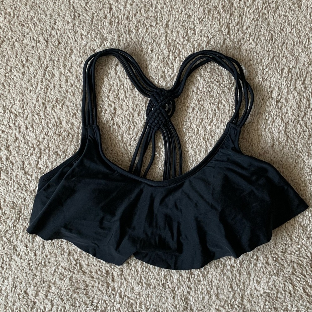 Black bikini top
